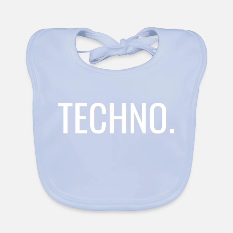 Techno. Bavoir bio Bébé