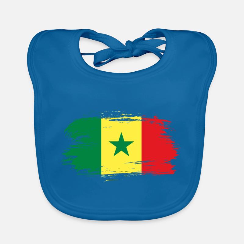 Drapeau drapeau sénégalais Bavoir bio Bébé
