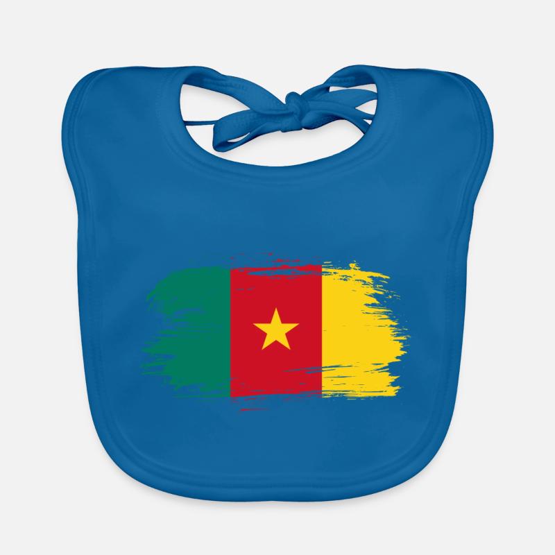 Cameroon flag flag Organic Baby Bibs