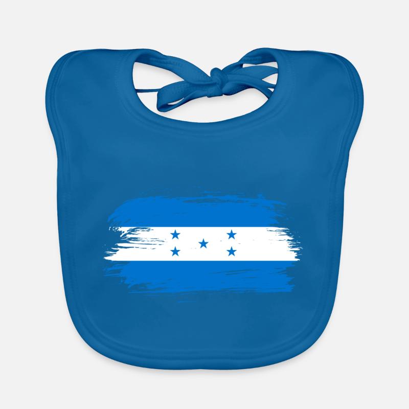 Drapeau du Honduras drapeau Bavoir bio Bébé