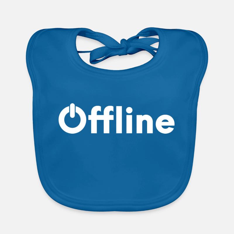 Offline - Baby Bio-Lätzchen - Pfauenblau