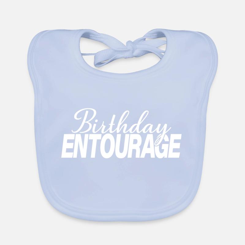 Geburtstags-Entourage Matching Group Geburtstagsfeier Baby Bio-Lätzchen