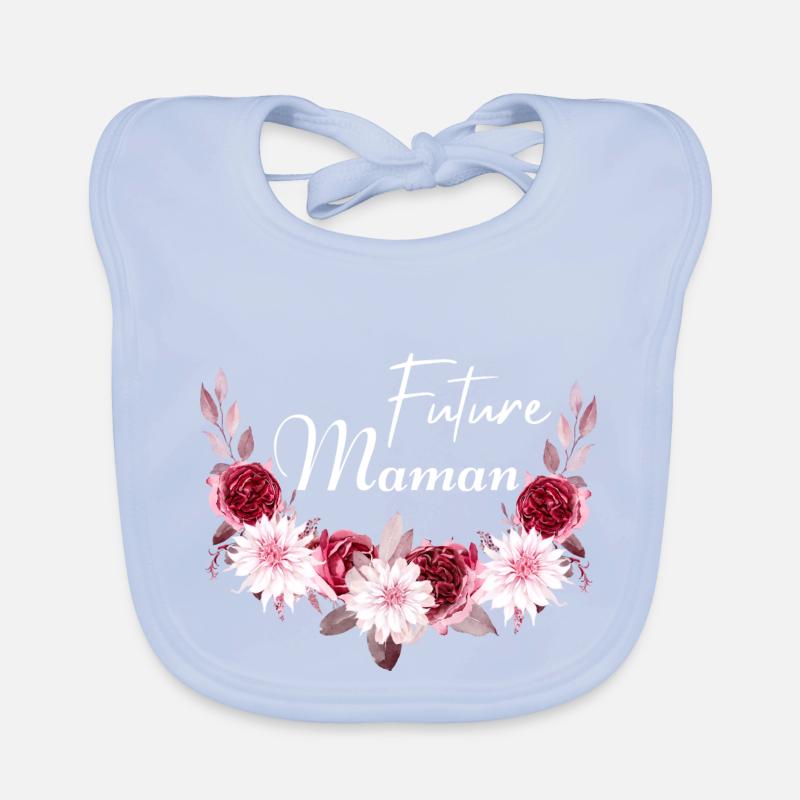future maman idée cadeau Bavoir bio Bébé