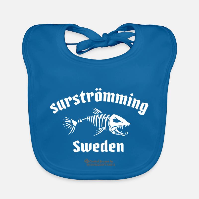 Surströmming Suède hareng squeletté Bavoir bio Bébé