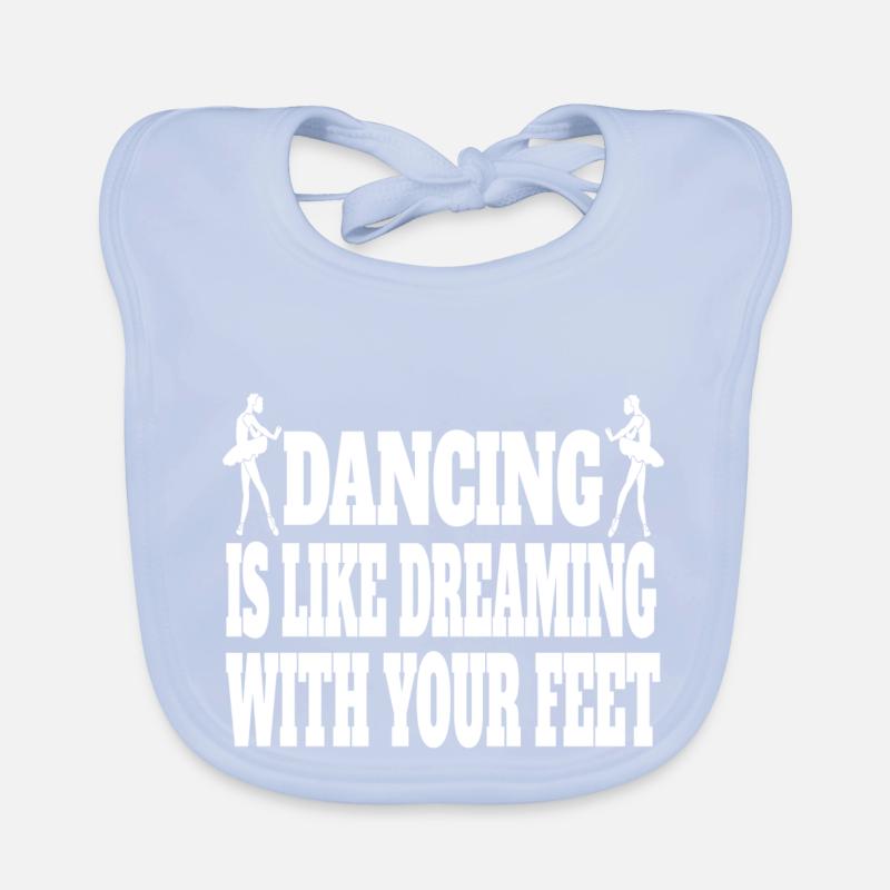 Ballet Dancer Gift Dance Ballerina Dance Class Organic Baby Bibs