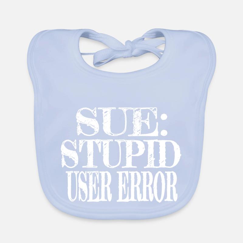 computer humour gift present present idea Organic Baby Bibs