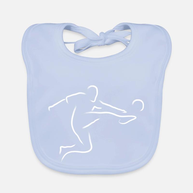 Fußball Baby Bio-Lätzchen