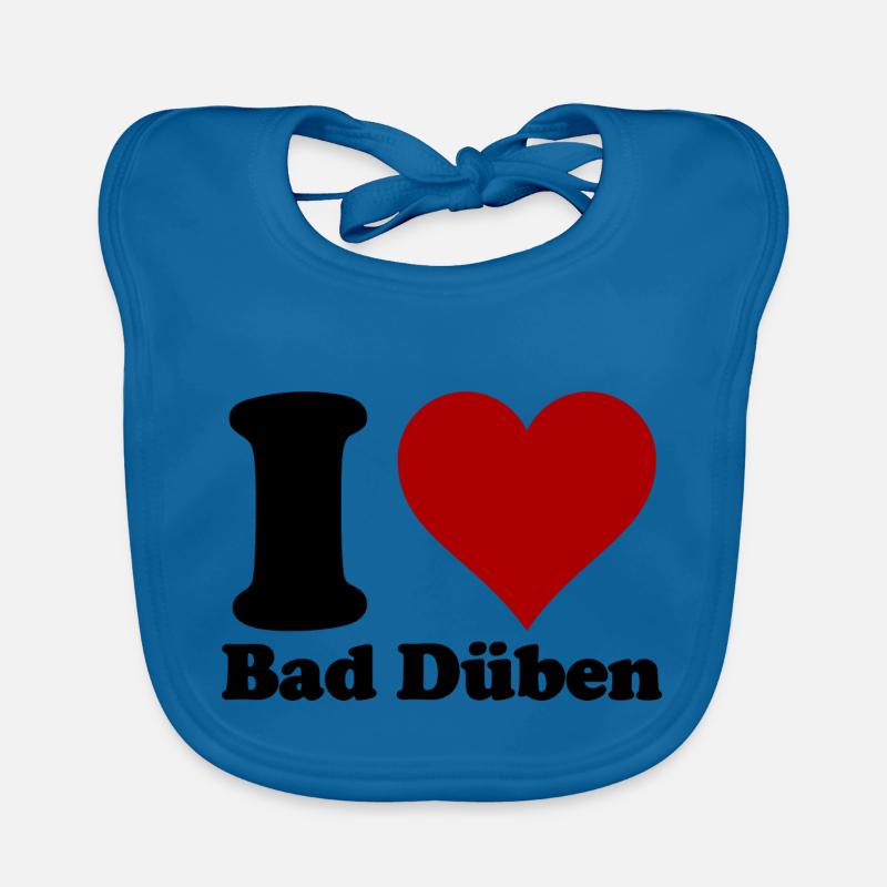 I Love Bad Düben Organic Baby Bibs