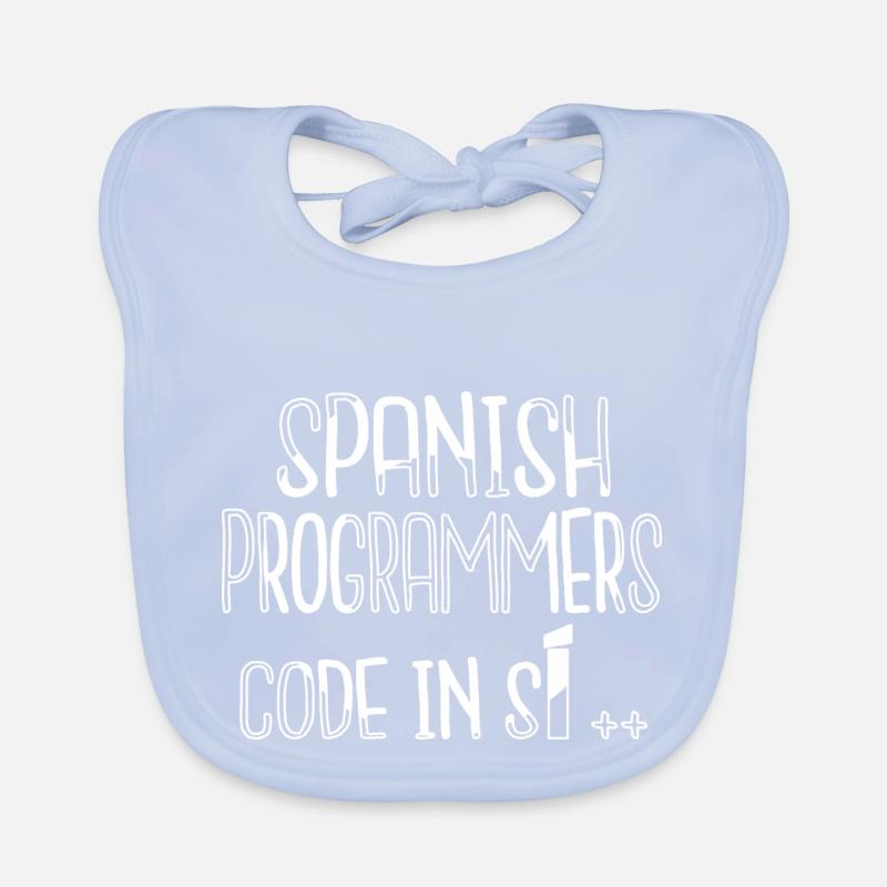 présent développeur backend happy computer humour Bavoir bio Bébé