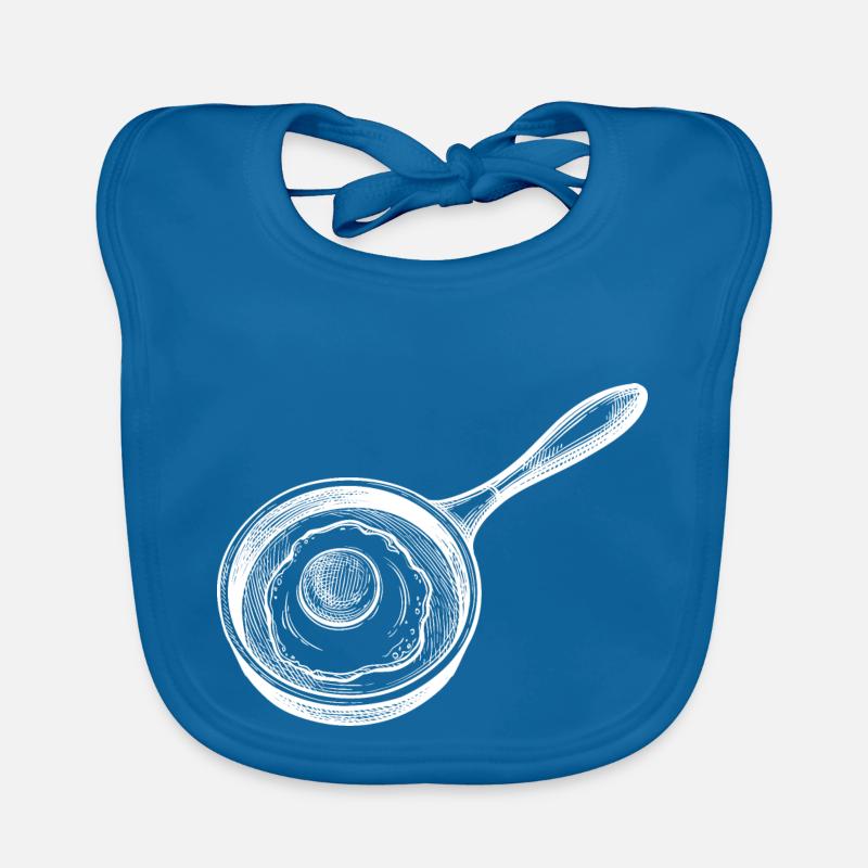 Fried egg pan Organic Baby Bibs
