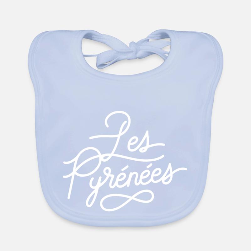 Les Pyrénées Bavoir bio Bébé
