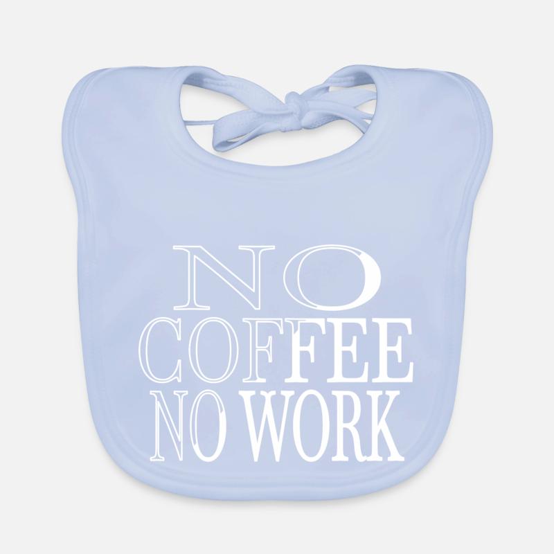 latte tired milk coffee present idea drink Baby Bio-Lätzchen