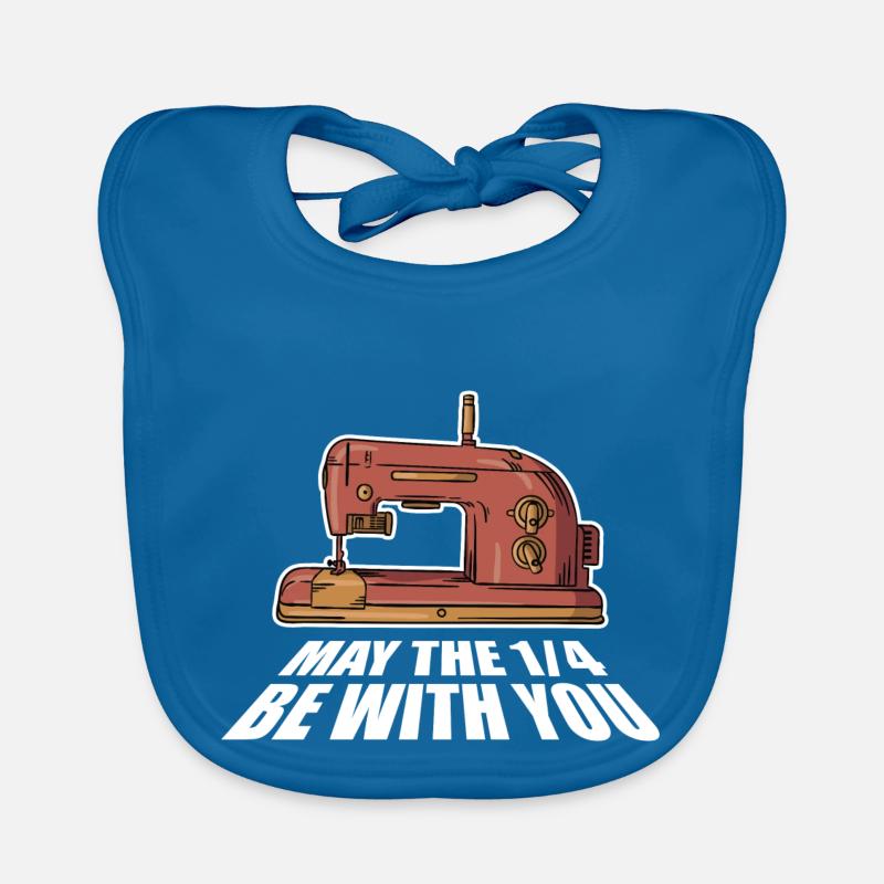 May The 14 Be With You Yarn Craft Needle Work Organic Baby Bibs