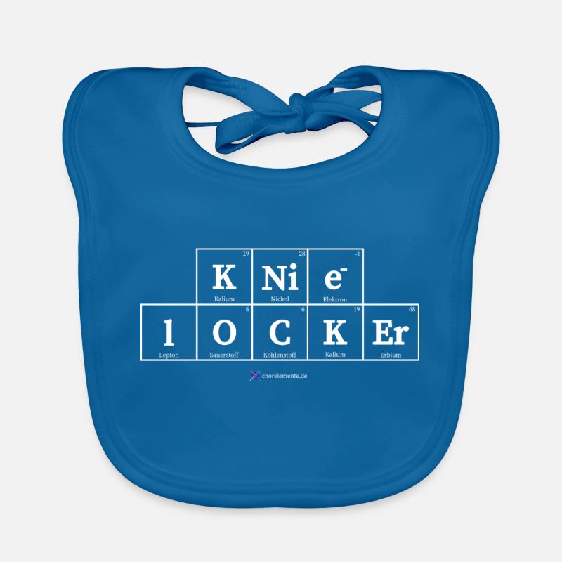 Knie locker (dunkle Stoffe) Baby Bio-Lätzchen