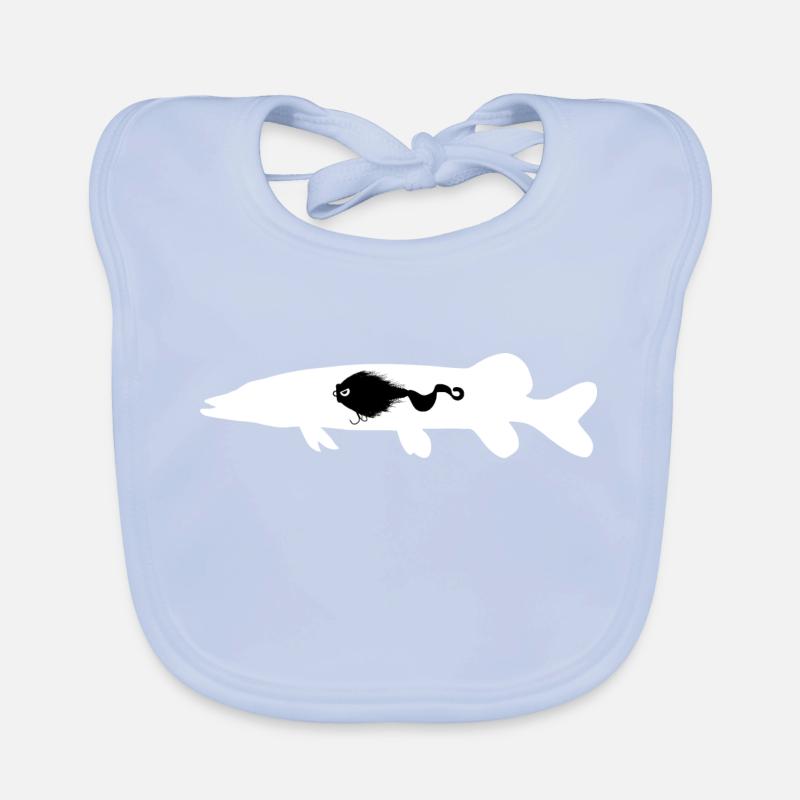 Pike Mustache Rig Organic Baby Bibs