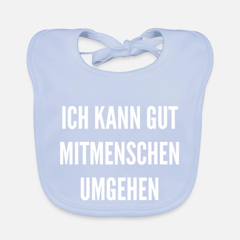 Mitmenschen | Sarkasmus Baby Bio-Lätzchen