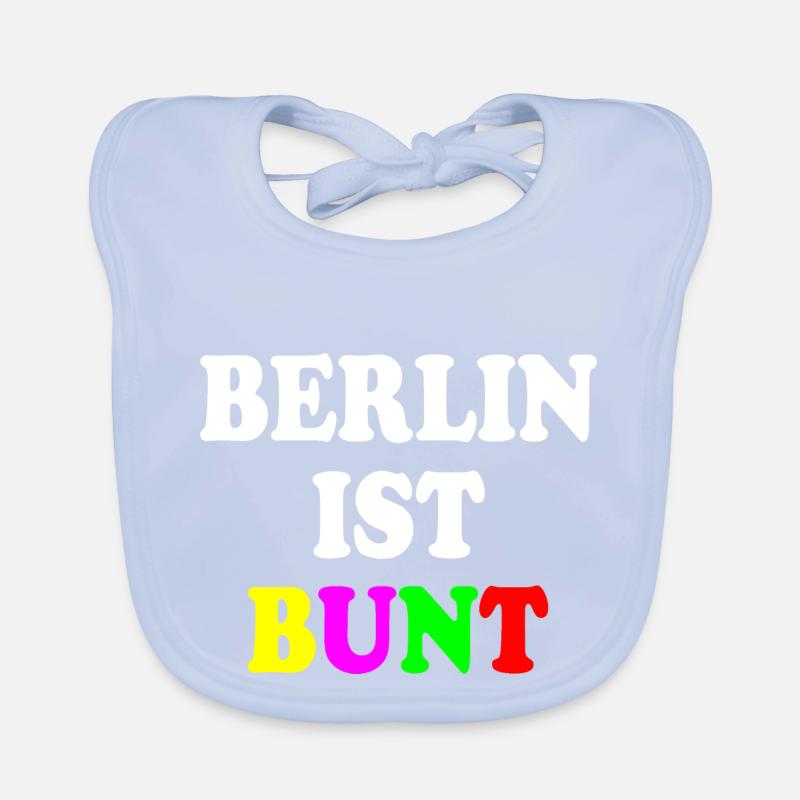 Berlin ist bunt Baby Bio-Lätzchen