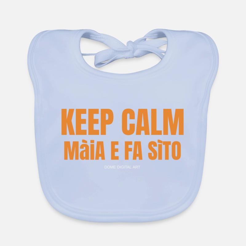 Garder son calme Dialecte de Brescia 1 Bavoir bio Bébé