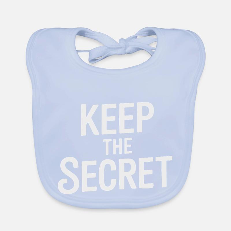 KEEP THE SECRET Organic Baby Bibs