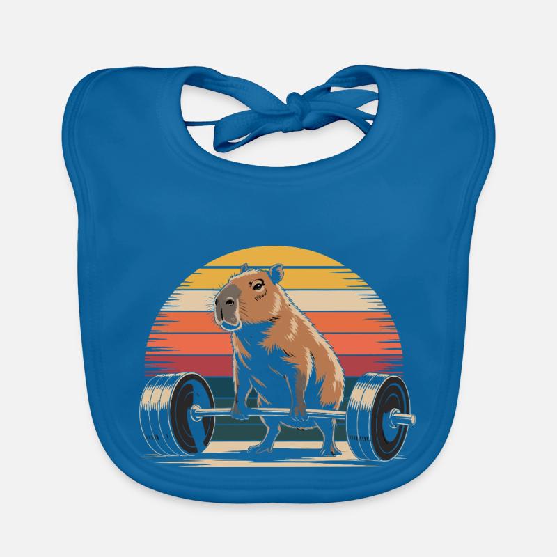 Soulevé de terre Capybara Bavoir bio Bébé