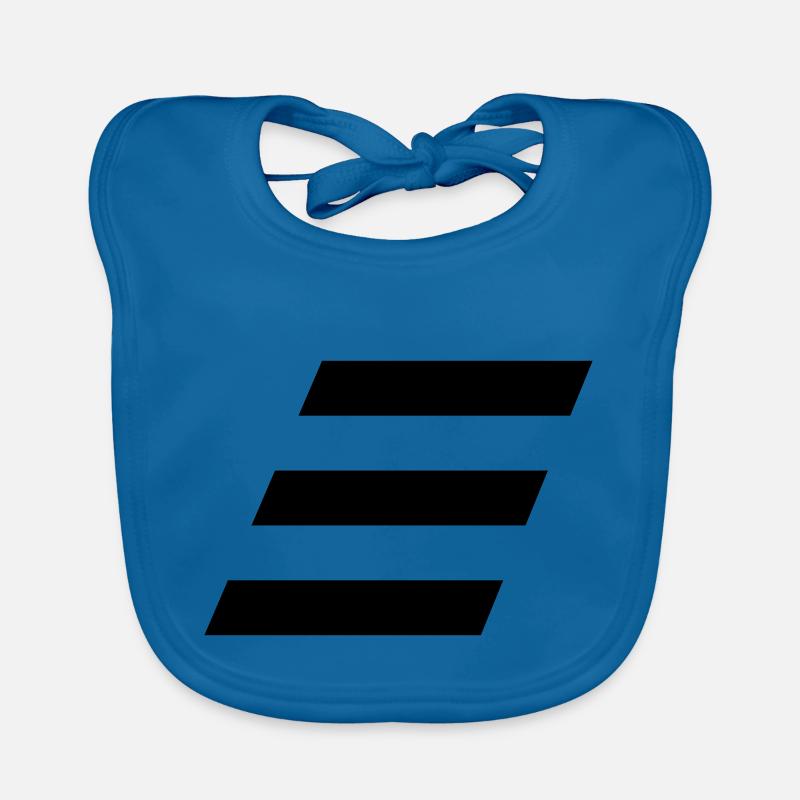 Slanted stack Organic Baby Bibs