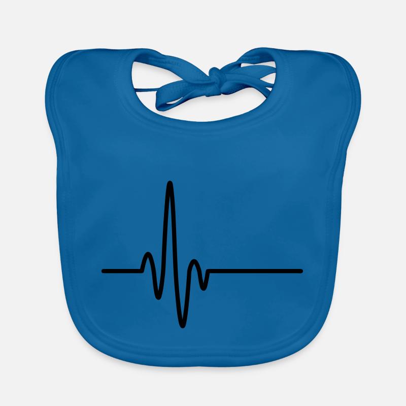 Pulse Heartbeat Organic Baby Bibs