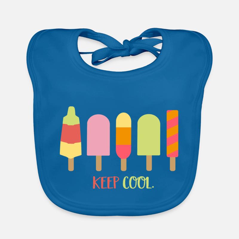 EIS - Baby Bio-Lätzchen - Pfauenblau