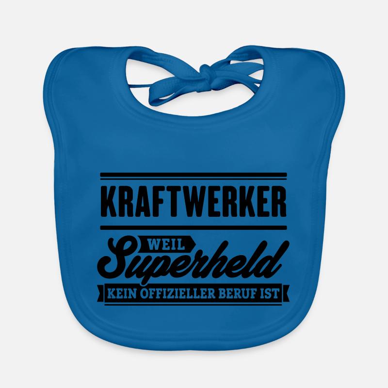 Superheld Kraftwerker Baby Bio-Lätzchen