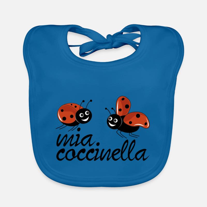 Ladybirds with my ladybug text Organic Baby Bibs
