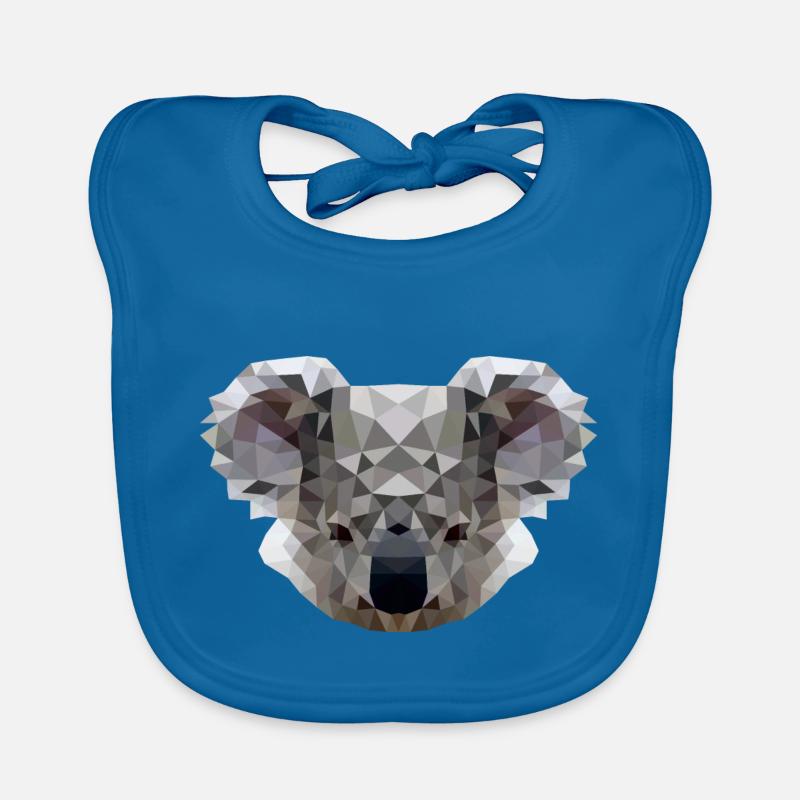 polygone Koala Bavoir bio Bébé