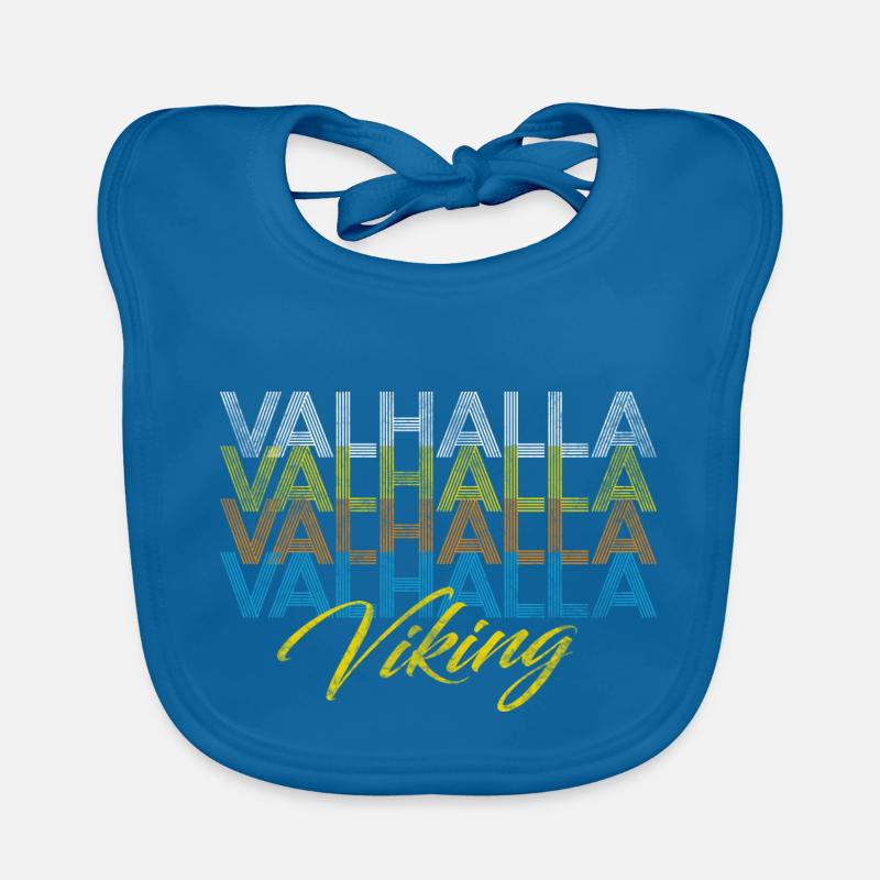 Valhalla Walhalla Viking Wikinger Baby Bio-Lätzchen