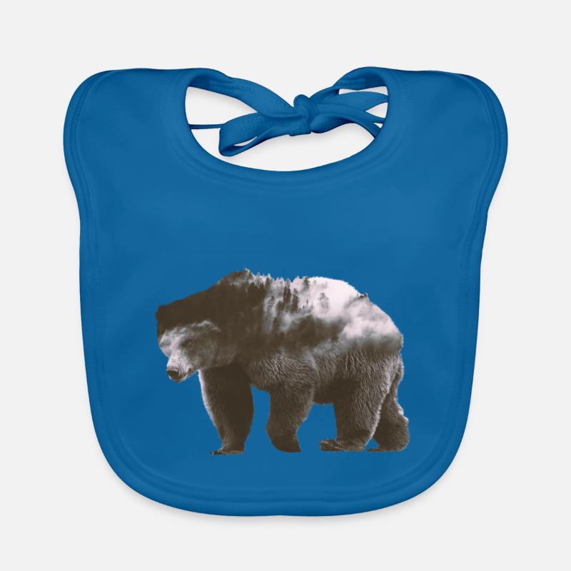 Ours Bavoir bio Bébé