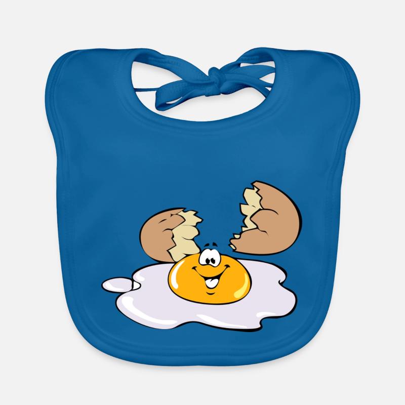 Fried Egg Egg Organic Baby Bibs