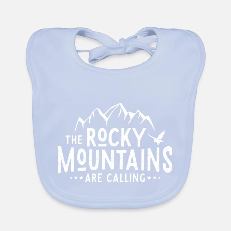 Rocky Mountains Calling Baby Bio-Lätzchen