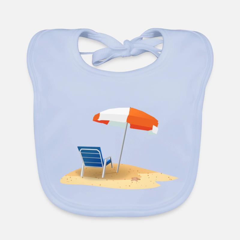 Beach Organic Baby Bibs