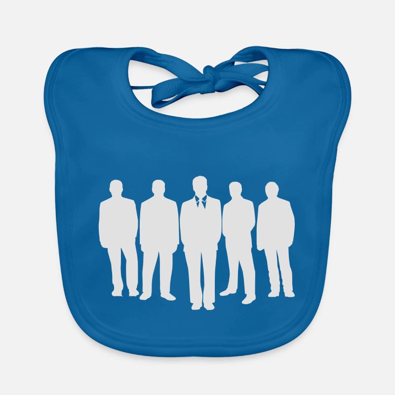 Männer Gruppe Baby Bio-Lätzchen