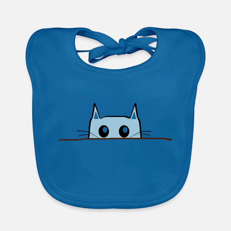 Katze Comic Tisch Baby Bio-Lätzchen