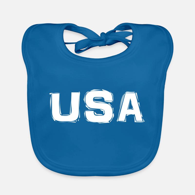 Etats-Unis Bavoir bio Bébé