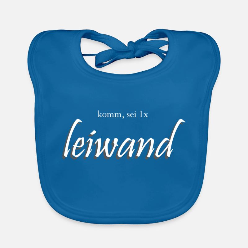 come, be 1x leiwand Organic Baby Bibs