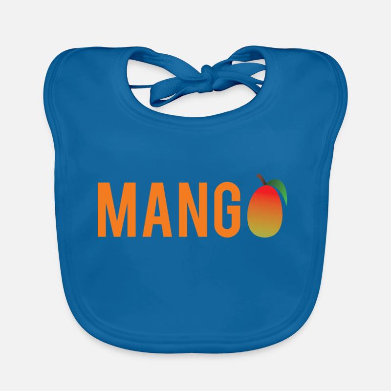 Mango Fruit Fruit Orange Fruit Organic Baby Bibs
