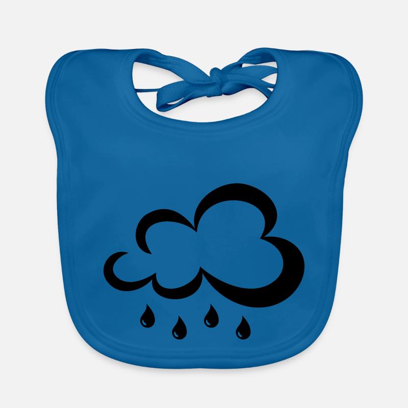 Nuage de pluie Bavoir bio Bébé