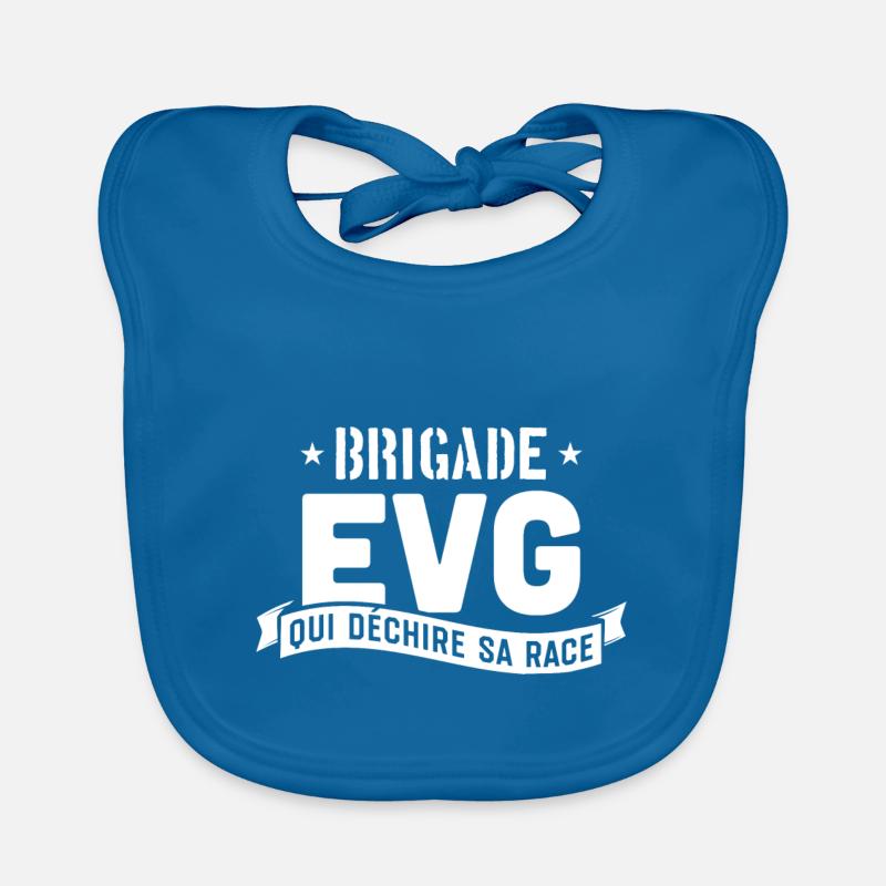 Brigade evg mariage Bavoir bio Bébé