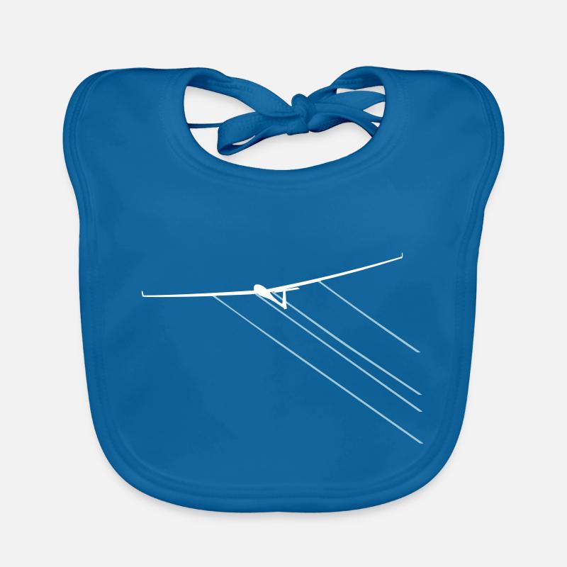 Idée cadeau OLC de vol planeur pilote Bavoir bio Bébé