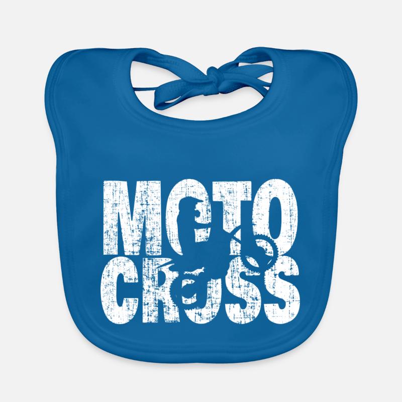 conception de motocross Bavoir bio Bébé
