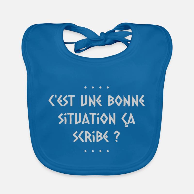 C est une bonne situation ca scribe Bavoir bio Bébé