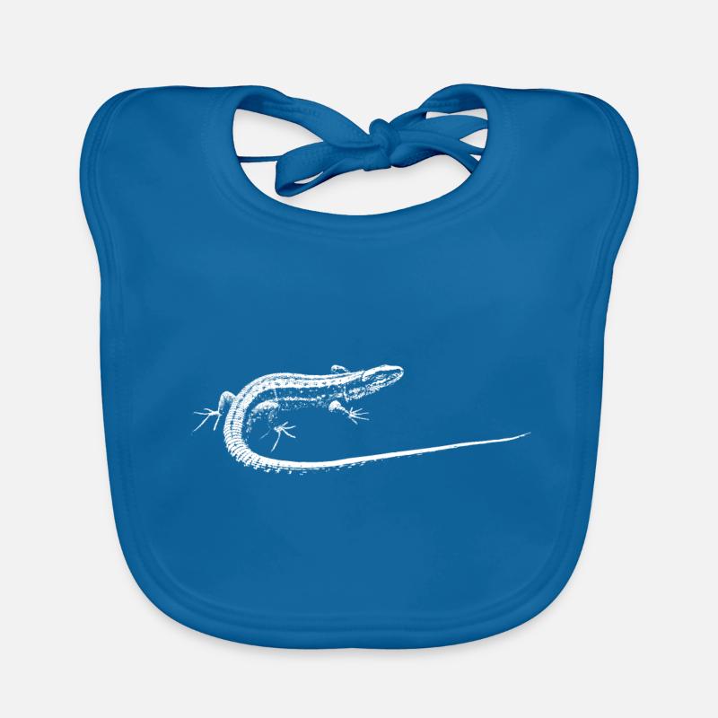 Eidechse / Lizard Baby Bio-Lätzchen