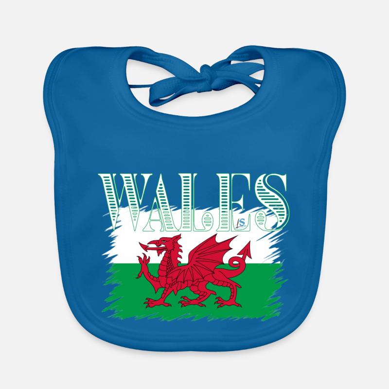 Pays de Galles Bavoir bio Bébé