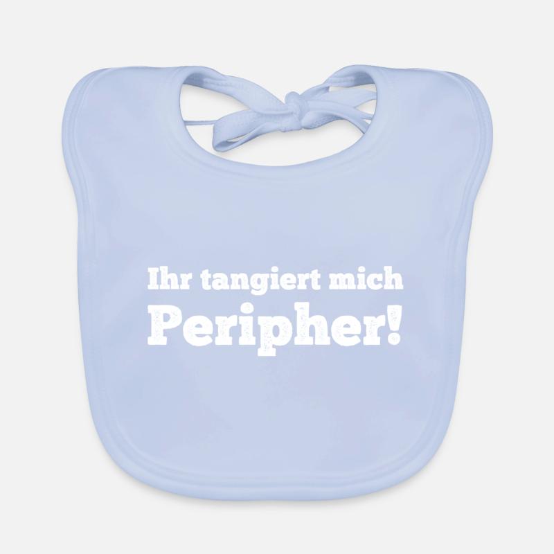 Vous m'affectez en périphérie! Bavoir bio Bébé