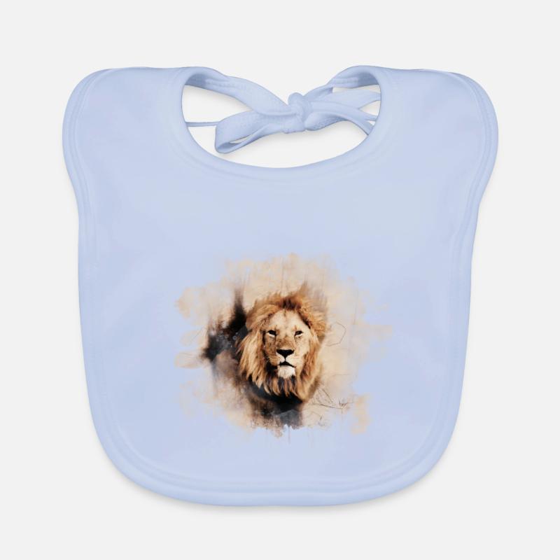 Éclaboussure de lion Bavoir bio Bébé