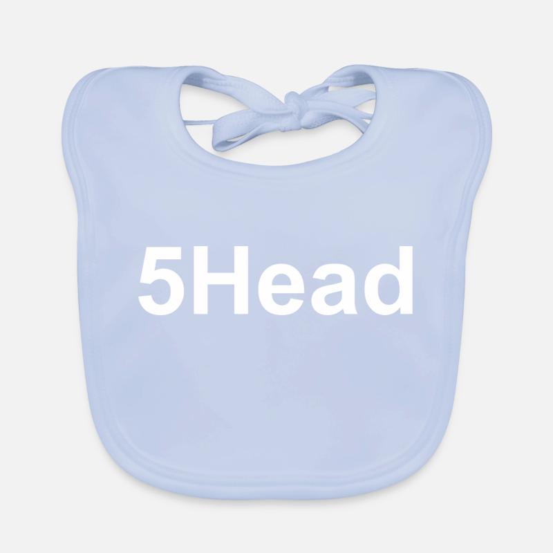 5Head - Gaming Stream Chat Meme Organic Baby Bibs